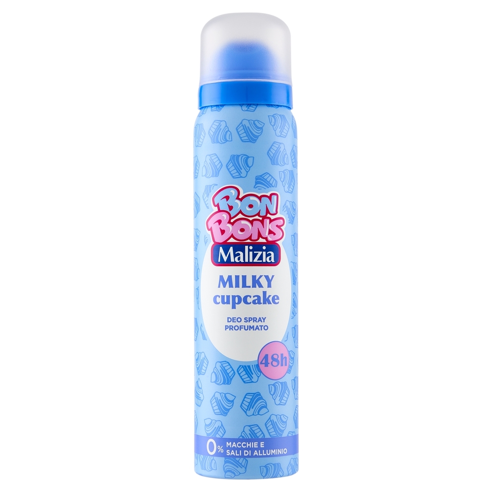 Malizia Bon Bons Milky cupcake Deo Spray Profumato 48h 100 mL